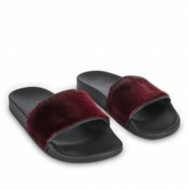 Manuel sandal i natur rød/sort inuitisk selskinn – harpsel – Great Greenland