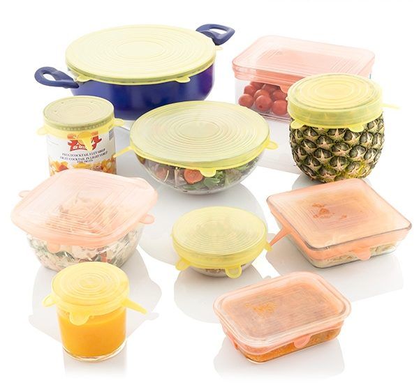 Silikonlokk sett gjenbrukbar/regulerbar ( 10) - Hjem & Fritidsshoppen.no