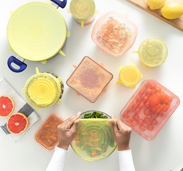 Silikonlokk sett gjenbrukbar/regulerbar ( 10) - Hjem & Fritidsshoppen.no