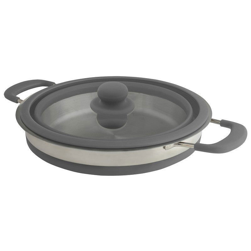 Sammenleggbar kjele 3,5l med lokk fra Eurotrail - Fritidsshoppen.no