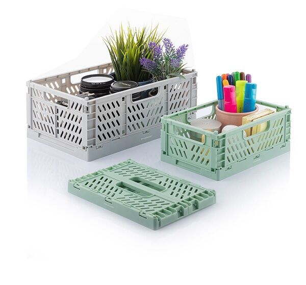 Sammenleggbare kurver - sett med 3 stk. - Fritidsshoppen.nobobilcampingcampingoppbevaring