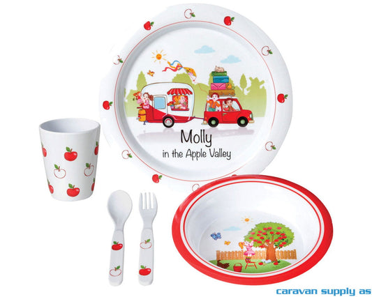 Servise til barn - 5 deler - Fritidsshoppen.nobarneservisebobilbrunner