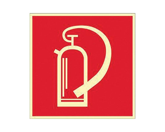 Skilt brannslukningsapparat 15x15cm aluminium - Fritidsshoppen.nobobilbocabrannslukker