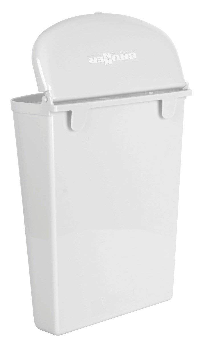 Søppelkasse Pillar 5,5l m - fester hvit - Fritidsshoppen.nobobilbobil/campingvognboca