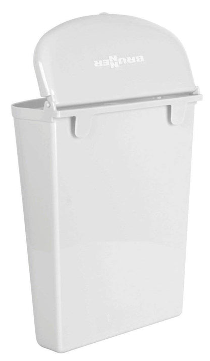 Søppelkasse Pillar 5,5l m - fester hvit - Fritidsshoppen.nobobilbobil/campingvognboca