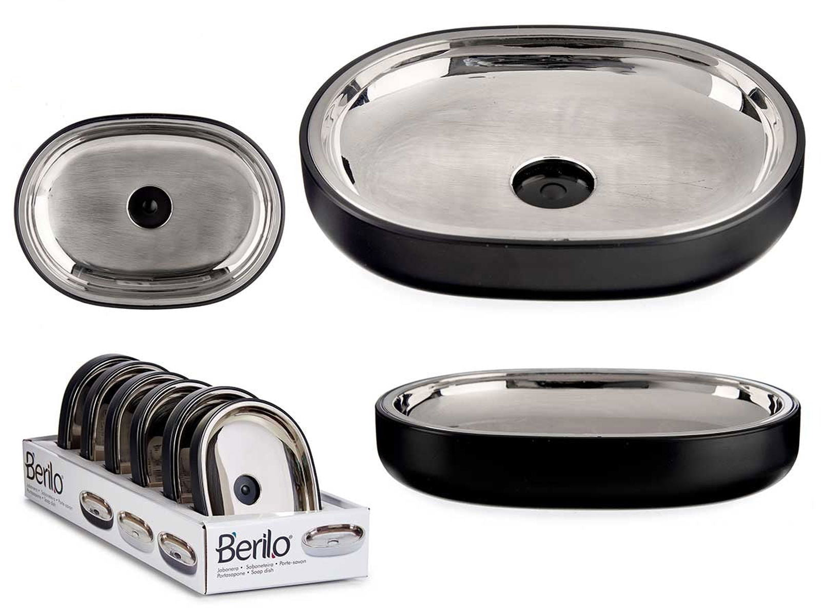 Sort såpeskål - Fritidsshoppen.nobaderombaderomsutstyrbadu