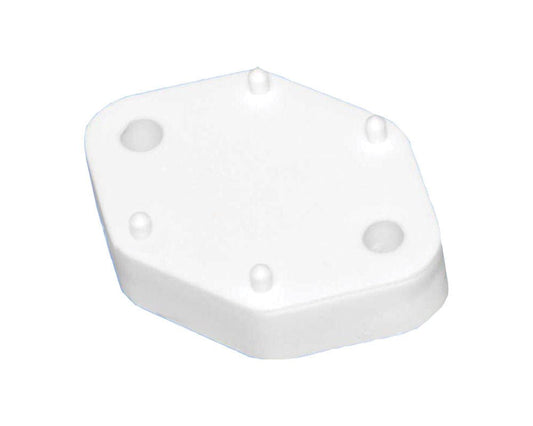 Spacer til dørholder strek hvit - Fritidsshoppen.no