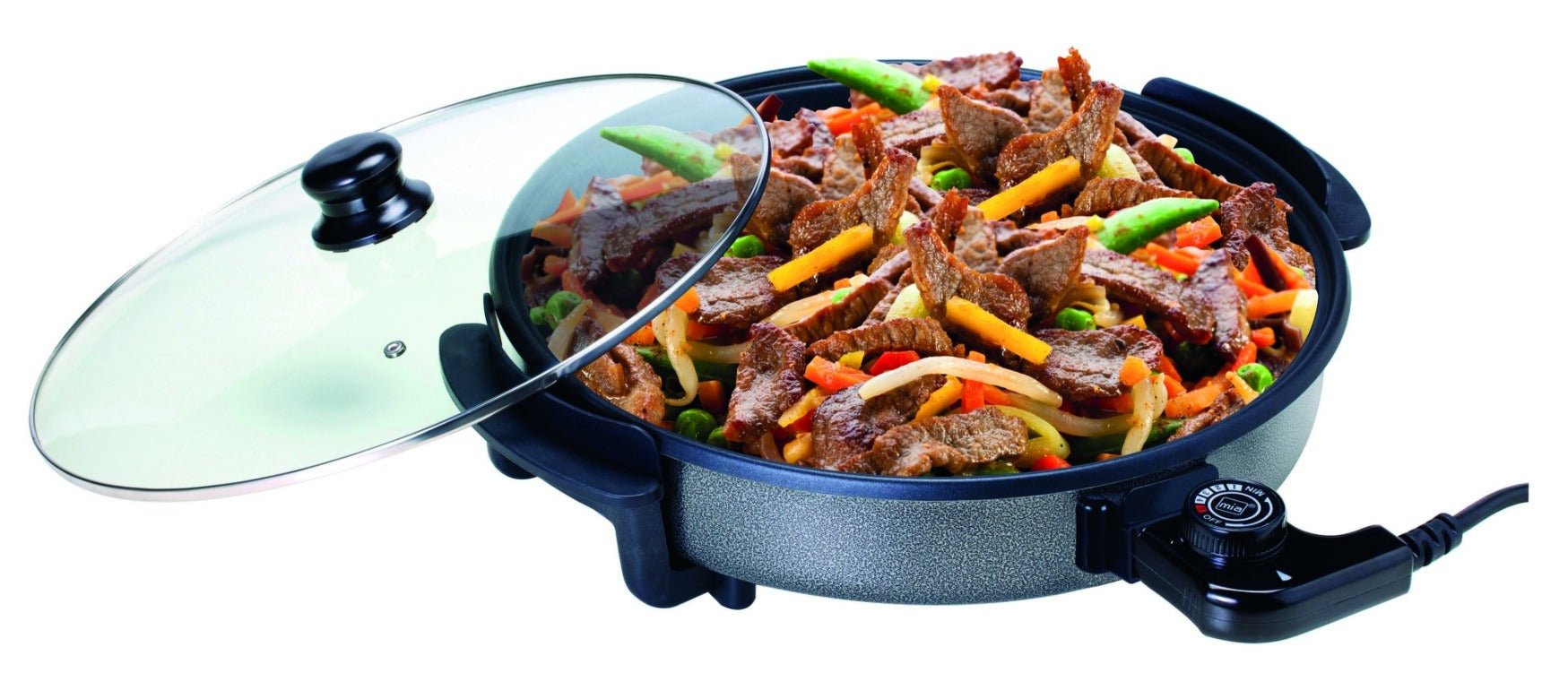 Stekepanne Homeline rund 40cm, 1500W - Fritidsshoppen.no