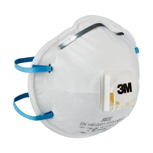 3M 8822 FFP2 støvmaske med ventil – 3-pakning