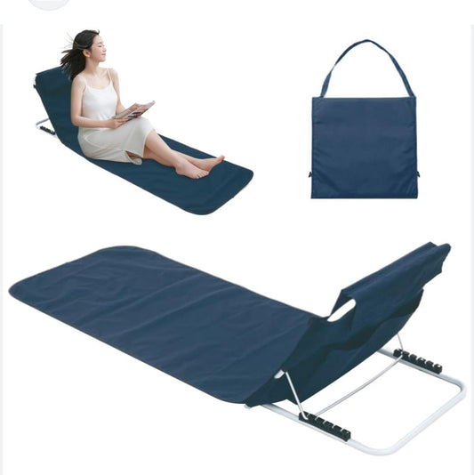 Strandmatte med ryggstøtte - Fritidsshoppen.no