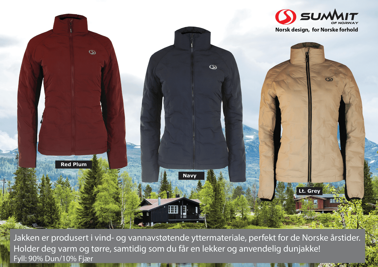 Summit of Norway Dunjakke Dame - Fritidsshoppen.no