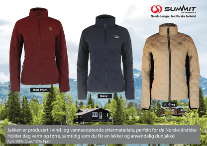 Summit of Norway Dunjakke Dame - Fritidsshoppen.no
