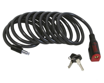 Sykkellås Cable - Lock 250cm - Fritidsshoppen.nobobilbobil/campingvognbobilutstyr