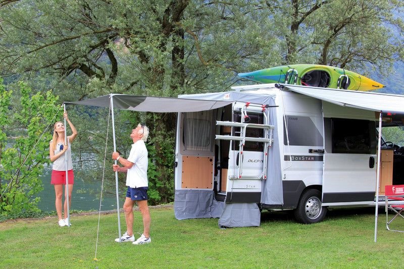 Telt/ solseil til Fiat Ducato - Fritidsshoppen.nobakdørteltbakluketeltbiltelt