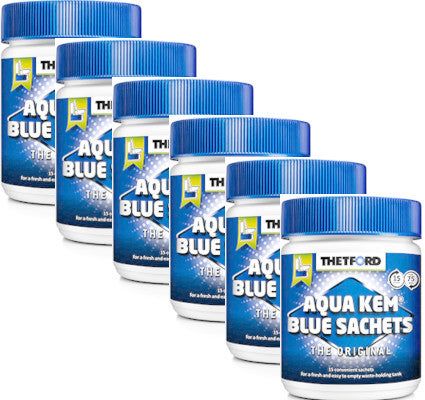Thetford Blue Sachets - Kartongpris - Fritidsshoppen.noAquabeste prisblue