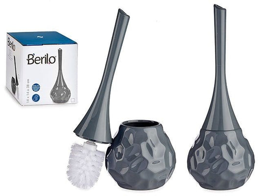 Toalettbørste moderne design grå - Fritidsshoppen.nobaderombadutoalett
