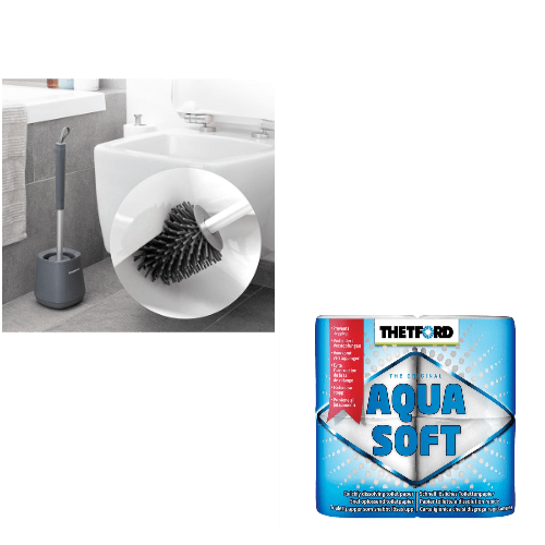 Toalettbørste og 3 x 4pk toalettpapir - Fritidsshoppen.nocampbadpakkerrengjøring