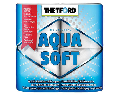 Toalettpapir 4 pk Thetford Aqua Soft - Fritidsshoppen.noAquaAqua Blueavfall