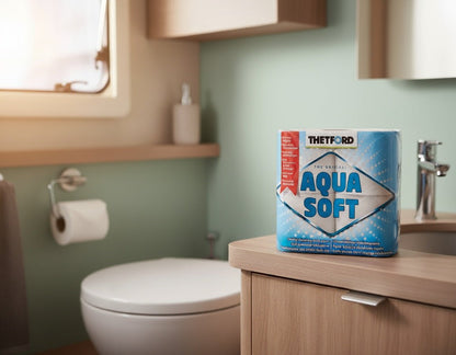 Toalettpapir 4 pk Thetford Aqua Soft - Fritidsshoppen.noAquaAqua Blueavfall