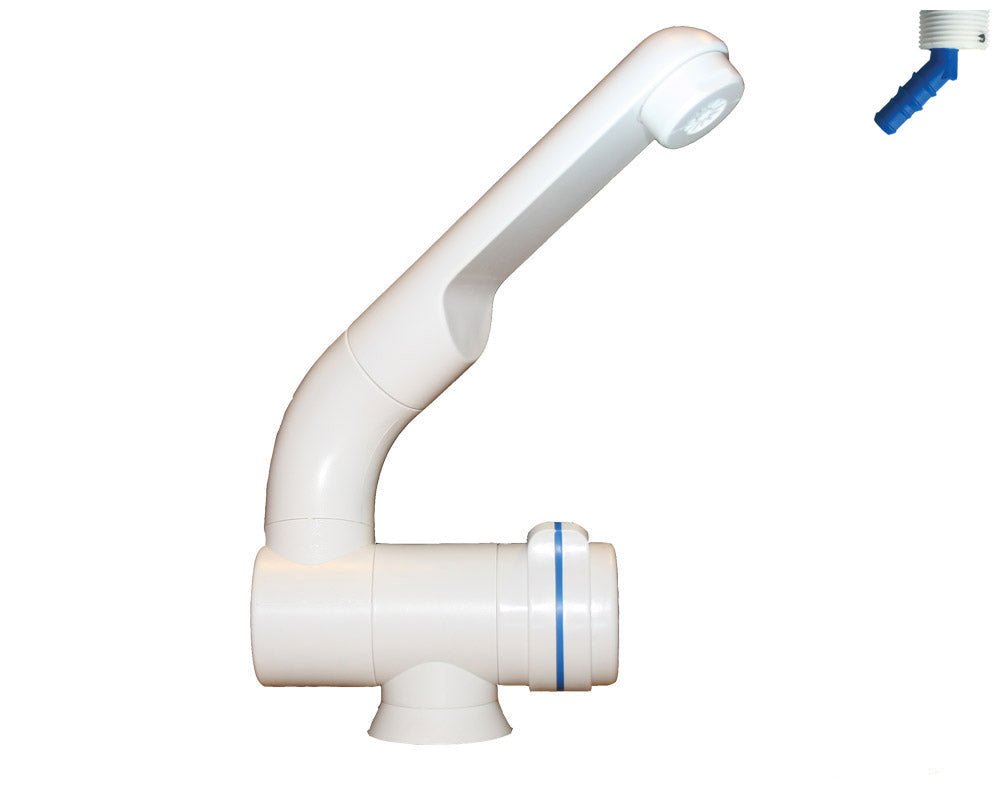 Vannkran Compact Ø20mm m/bryter hvit - sluttsolgt for sesongen - Fritidsshoppen.no