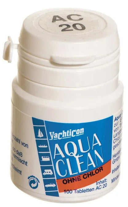 Vannrensemiddel Aqua Clean 20 1tab/20l 100tab - ac 20 - Fritidsshoppen.noaqua cleanbobilbobil/campingvogn