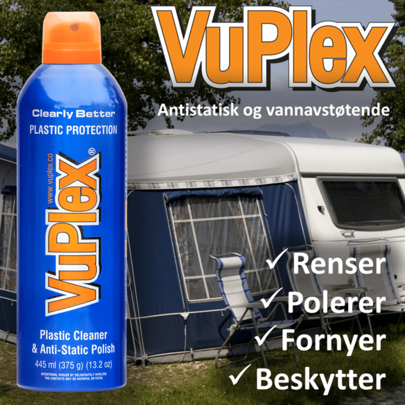 VUPLEX® - PLASTRENS OG ANTISTATISK POLERINGSMIDDEL - Fritidsshoppen.noanti staticbeskyttelsebeskytter