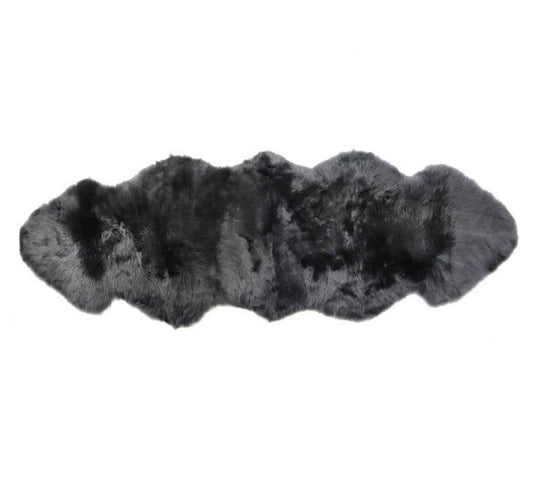 Store Naturlige Saueskinn - Doublerug - Mørk grå ( vær rask, få igjen på lager)
