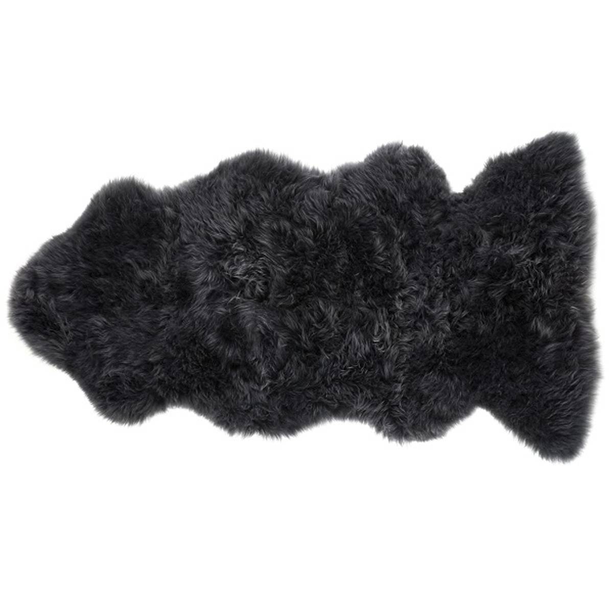 Store Naturlige Saueskinn fra Australia - Sort