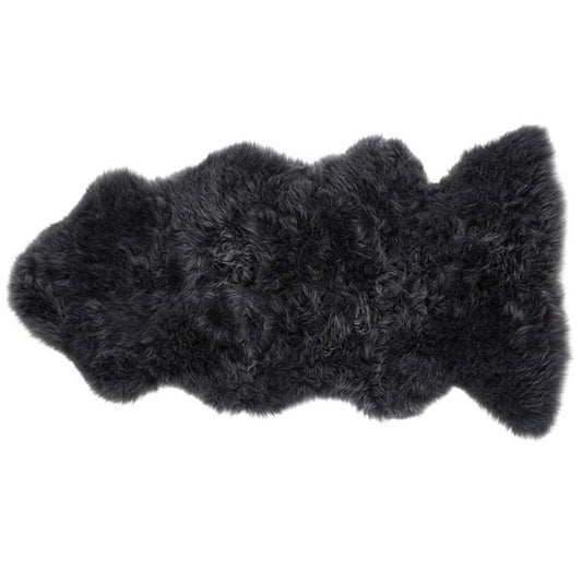 Store Naturlige Saueskinn fra Australia - Sort