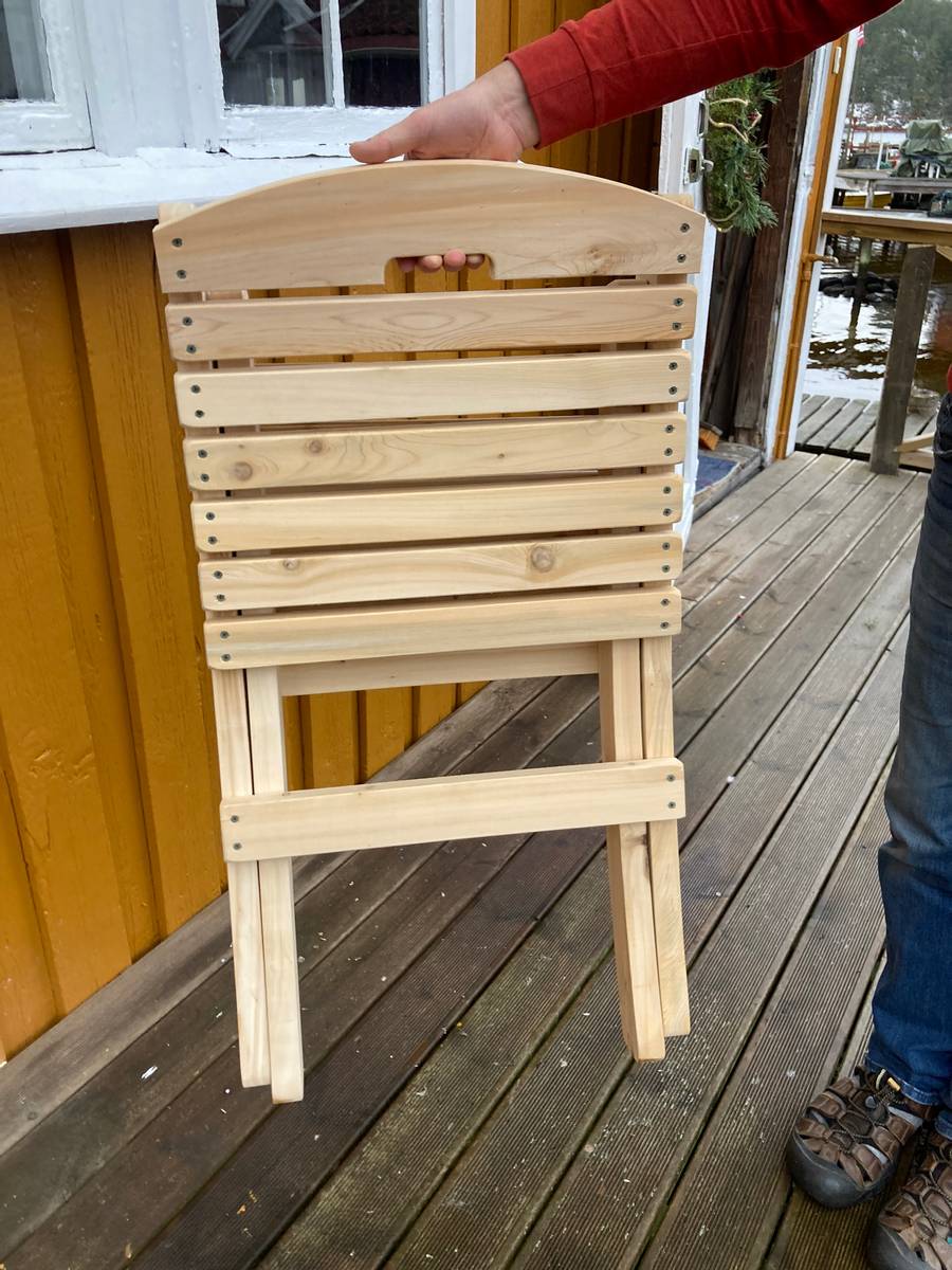 HAW - Sammeleggbar og praktisk ekstrastol